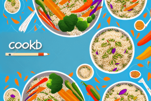 A bowl of cooked rice pilaf with colorful vegetables