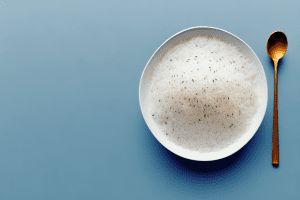 A bowl of steaming basmati rice with a spoon or fork in the foreground