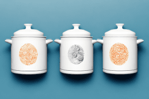 Two ceramic rice cookers side-by-side