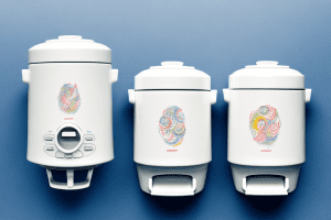 Two mini rice cookers side-by-side