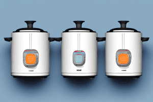 Two induction heating rice cookers side-by-side