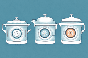 Two different rice cookers and steamers side by side