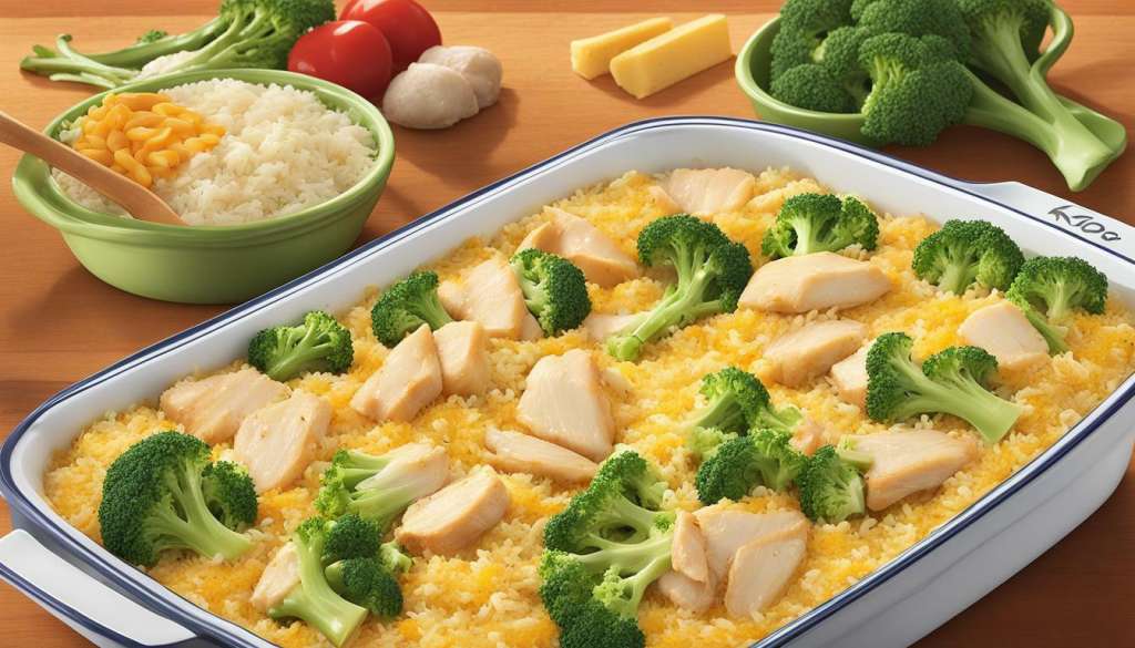 Cheesy Chicken Broccoli Rice Casserole With Knorr Rice Sides