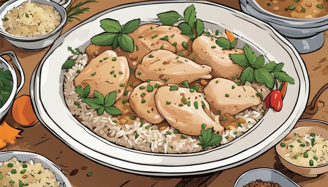 Chicken Fricassee With Rice: A Hearty and Delicious Meal