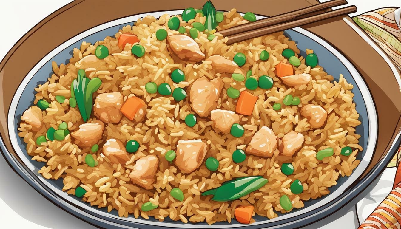 Chicken Fried Rice With Hoisin Sauce