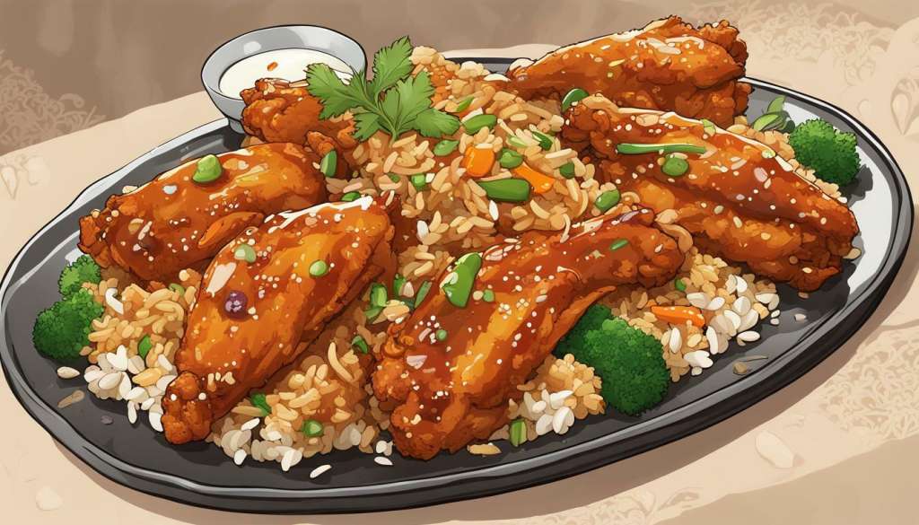 Chicken Wings With Fried Rice A Classic and Delicious Combination