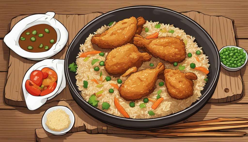 Fried Rice With Chicken Wings | Rice Array