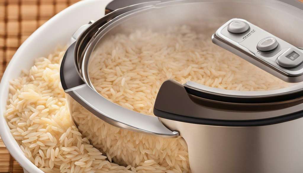 Long Grain Brown Rice in Rice Cooker Rice Array