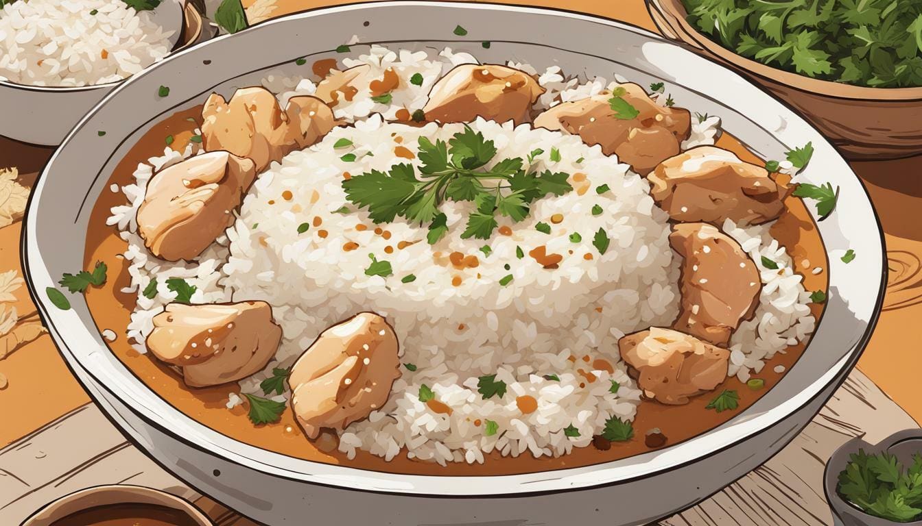 Sauce to Go With Rice and Chicken