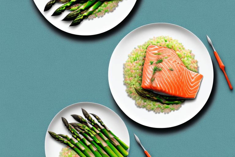 A Delicious Recipe for Salmon and Asparagus Couscous Rice Array
