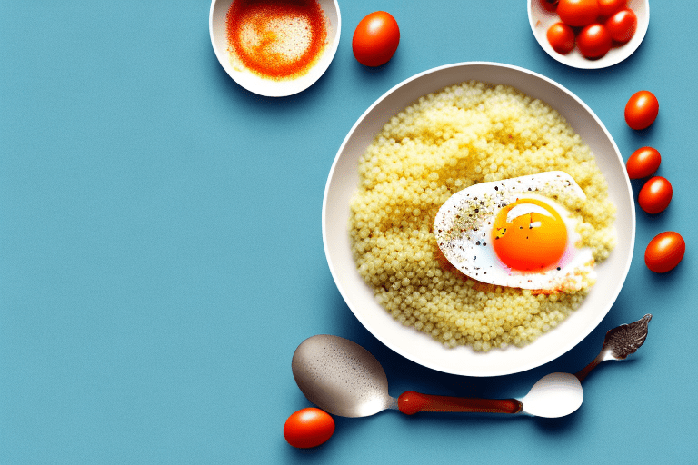 Delicious Eggs and Tomatoes Couscous A Quick and Easy Recipe Rice Array
