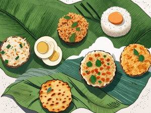 A variety of savory rice cakes from southern india