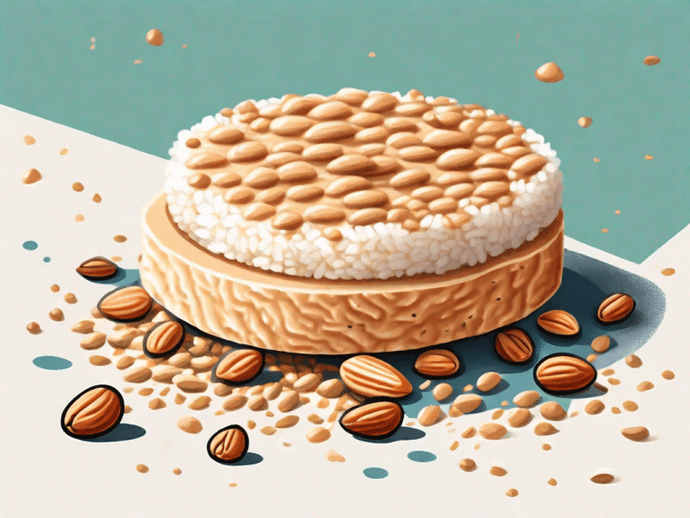 Deliciously Sweet and Salty Rice Cake with Peanut Butter Rice Array