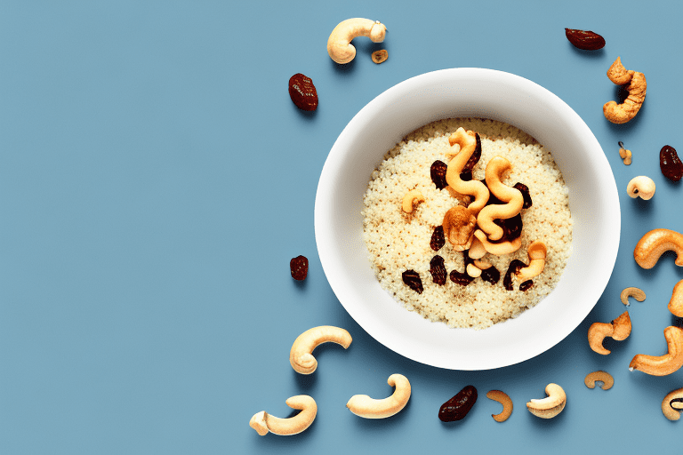 The Perfect Combination Raisins and Cashews Couscous Rice Array