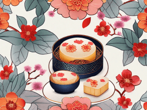 A traditional chinese sweet rice cake