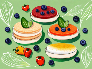 A variety of colorful and appetizing rice cakes