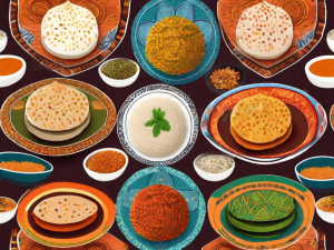 Various types of colorful