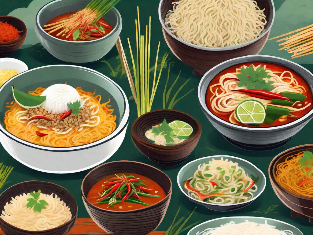 Exploring the Deliciousness of Thai Rice and Noodle Dishes