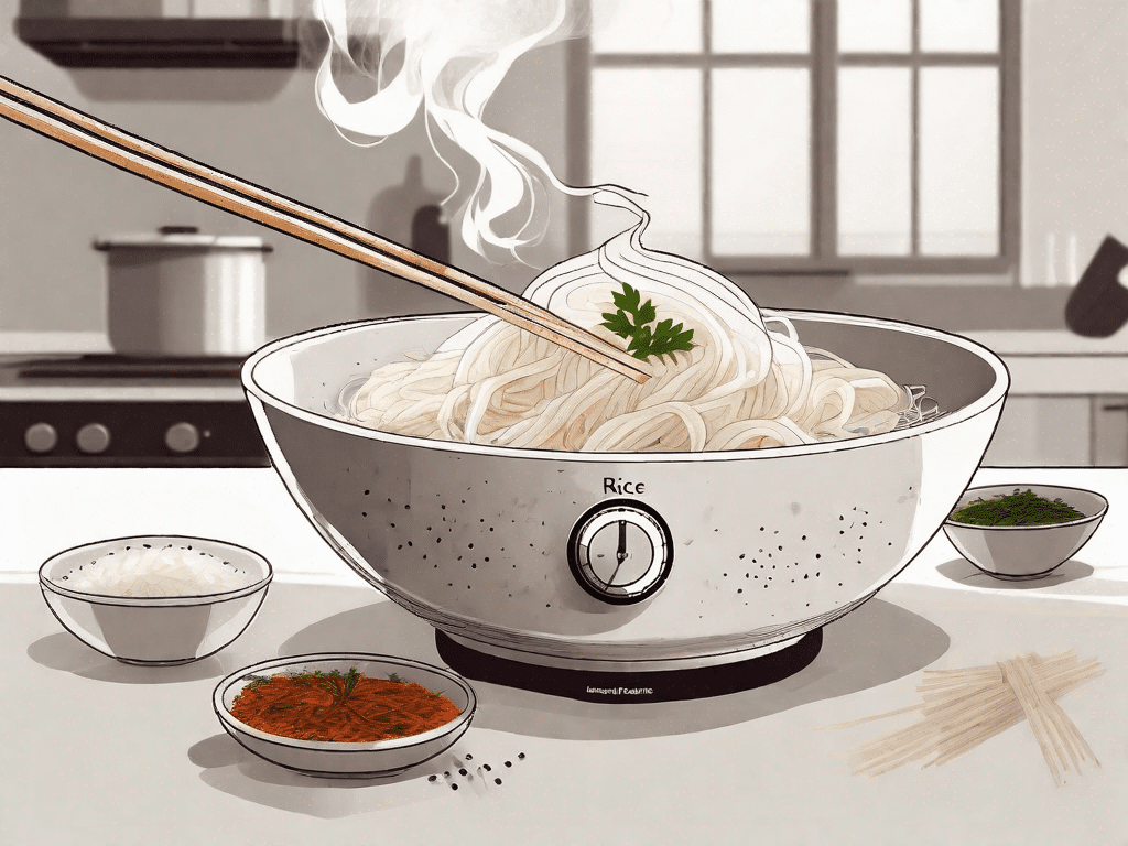 Cooking Delicious Ten Seconds Rice Noodle in Just Minutes
