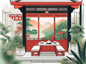 A vibrant and inviting tiger noodle house