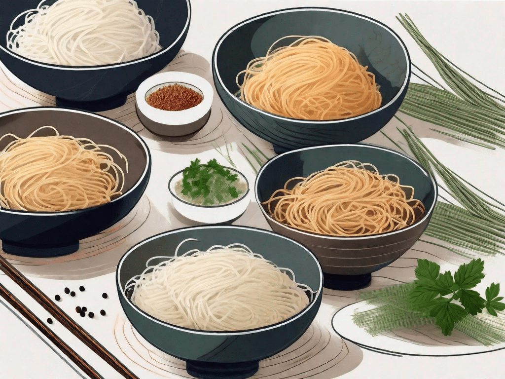 Comparing Vermicelli and Rice Noodles