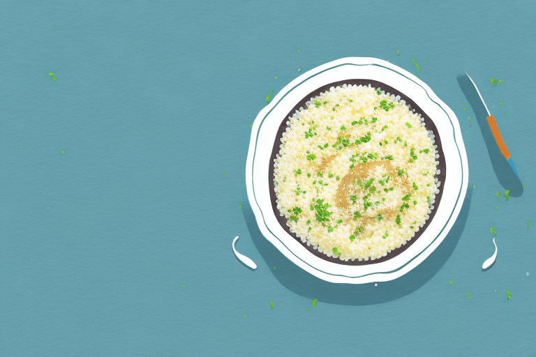 The Perfect Combination Onion and Garlic Couscous Rice Array