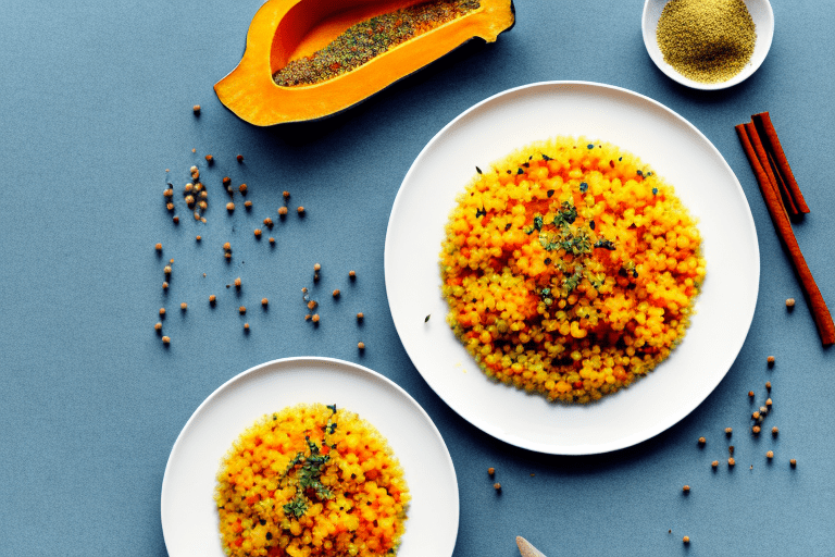A Deliciously Spiced Butternut Squash and Ginger Couscous Recipe Rice Array