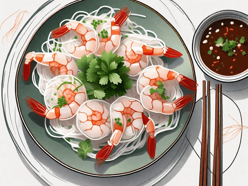 Delicious Shrimp Wrapped in Rice Noodle | Rice Array
