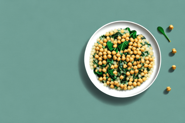 A Delicious and Healthy Recipe for Chickpeas and Spinach Couscous