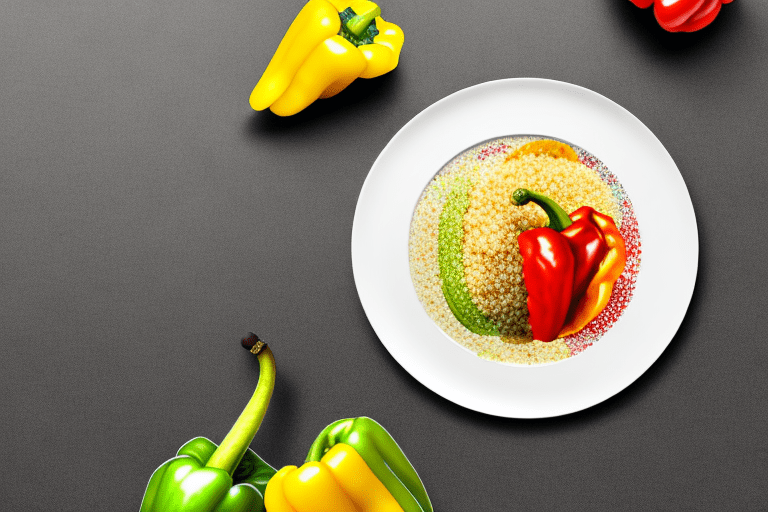 A Deliciously Charred Bell Pepper, Pear, and Couscous Dish
