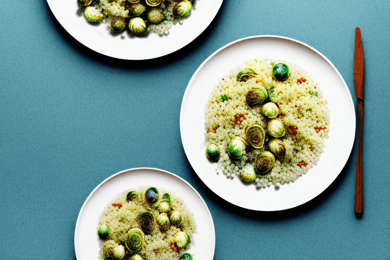 A Delicious Couscous Dish Featuring Turkey and Brussels Sprouts