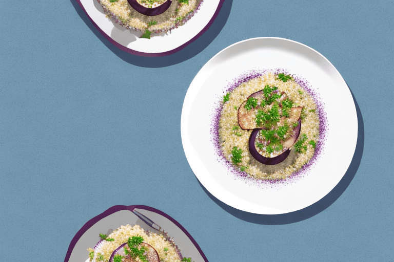 A Delicious Eggplant, Onion, and Couscous Dish