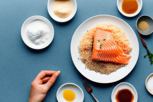A plate of salmon couscous