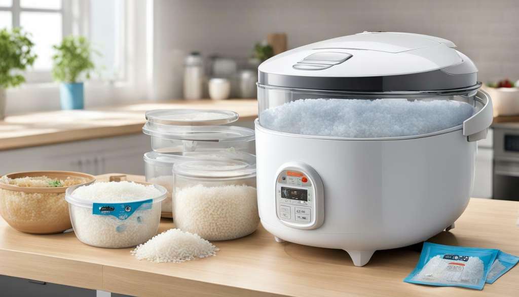 Extending storage time for rice in the rice cooker