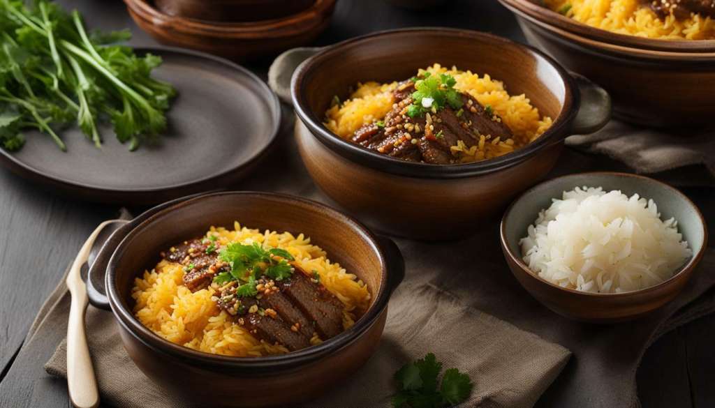 Hamburger Rice Hotdish Soy Sauce