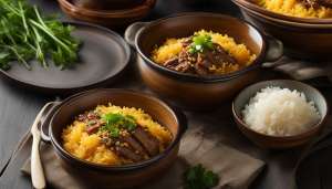 Hamburger Rice Hotdish Soy Sauce