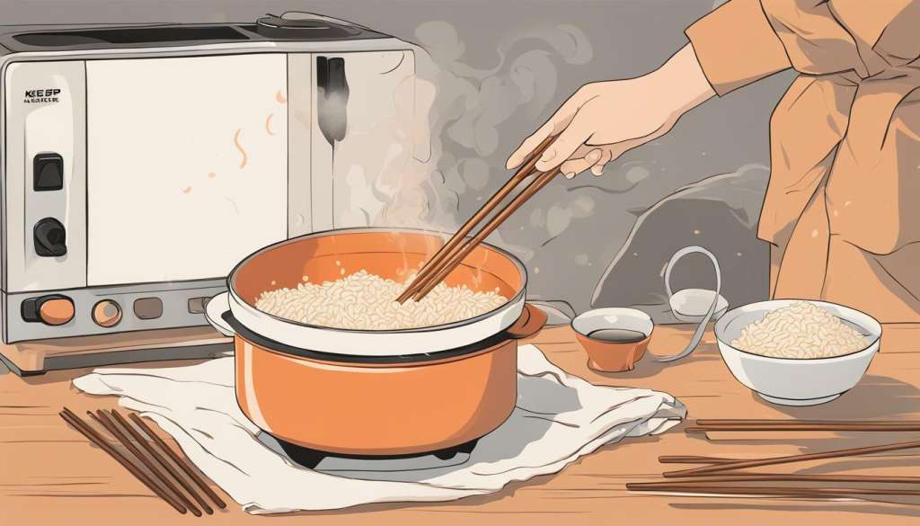Preserving Cooked Rice in a Rice Cooker