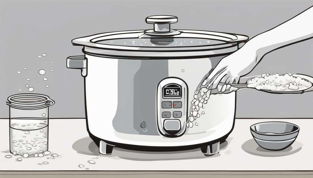 Prevent rice cooker bubbling