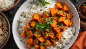 Rice and Sweet Potatoes