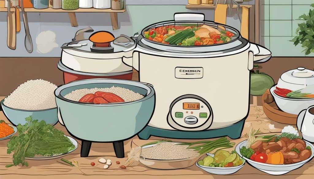 Versatile rice steamer and rice cooker