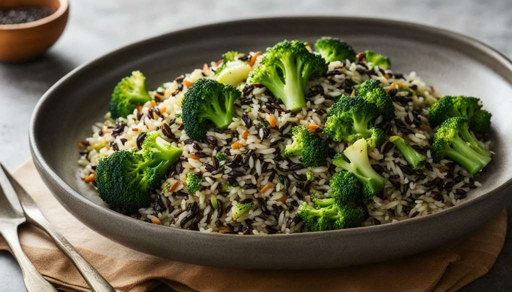 Wild Rice and Broccoli