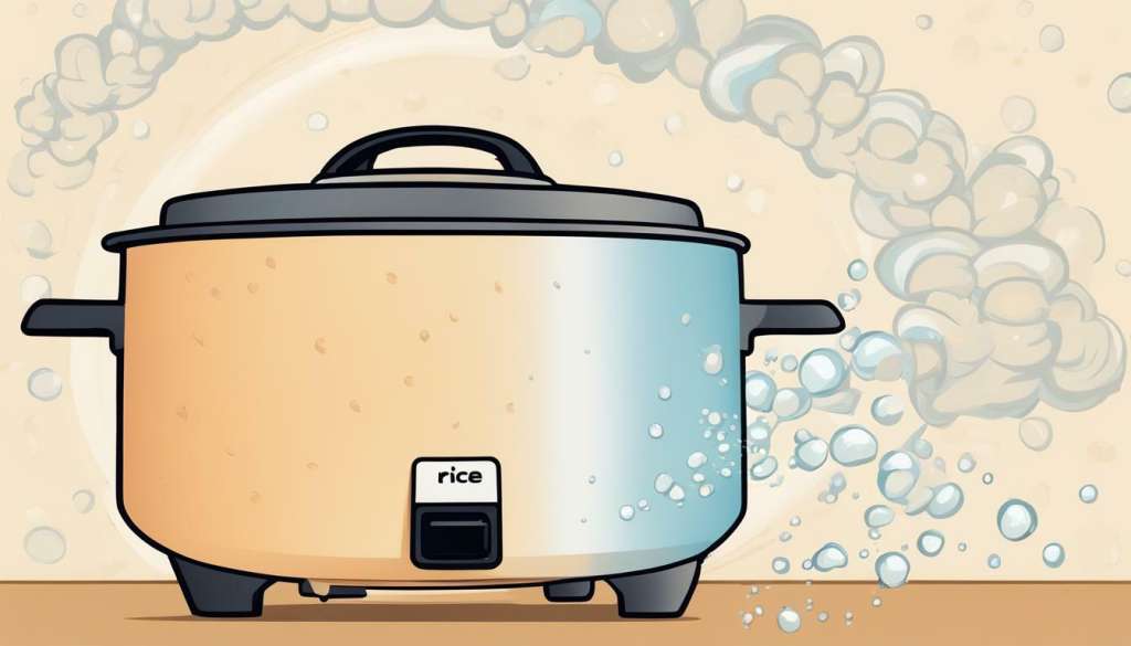 bubbling rice cooker