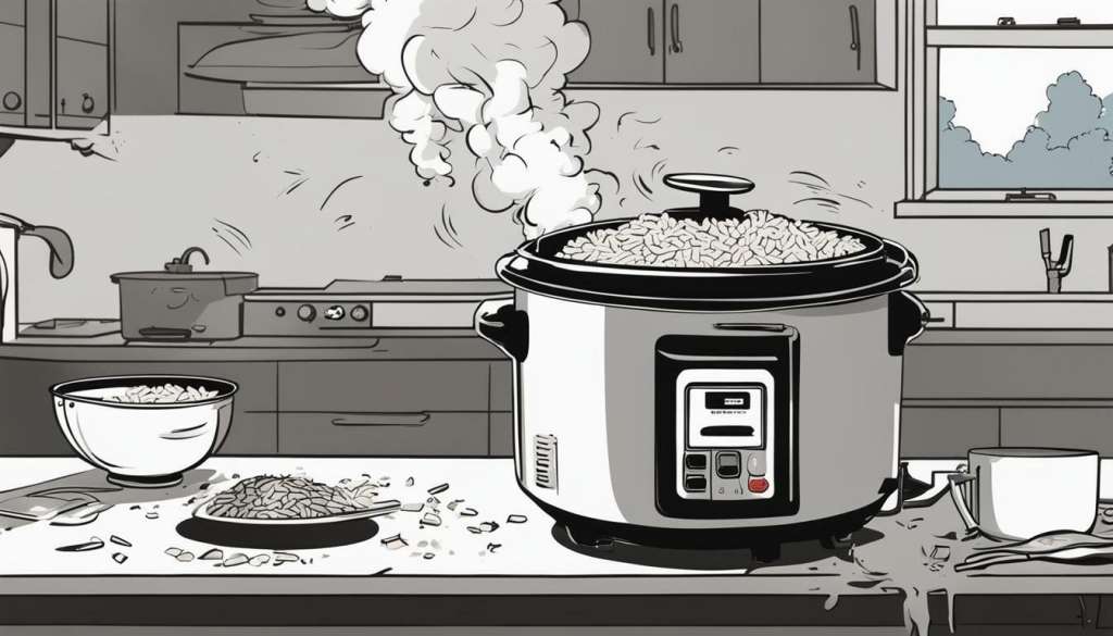 common mistakes when using a rice cooker