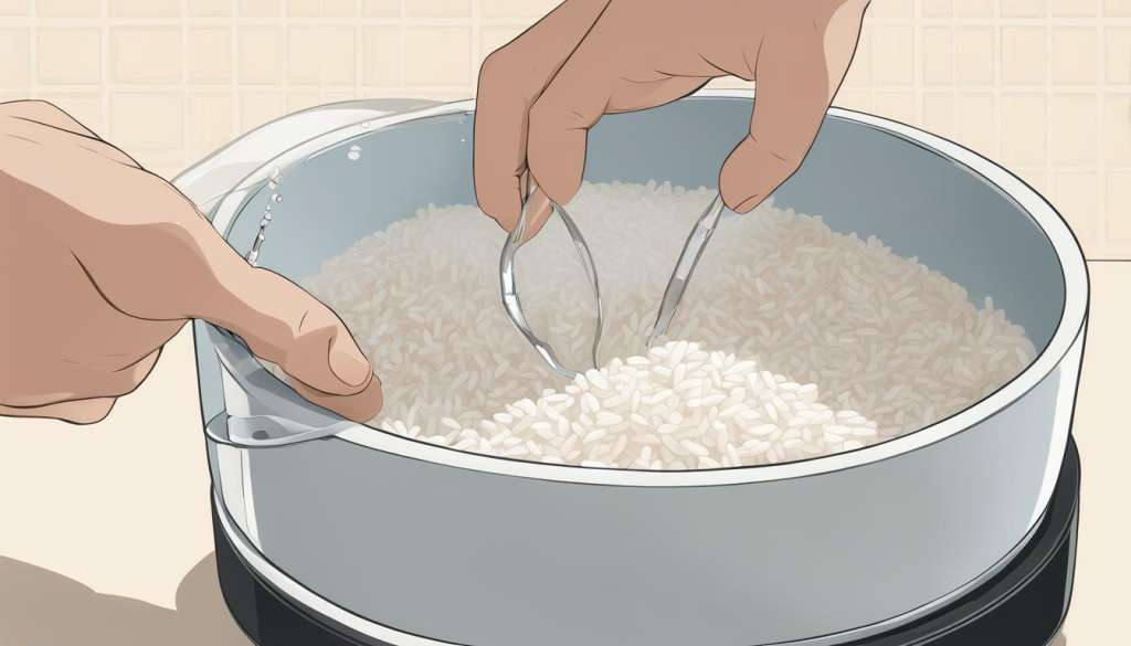 how to prepare rice for rice cooker