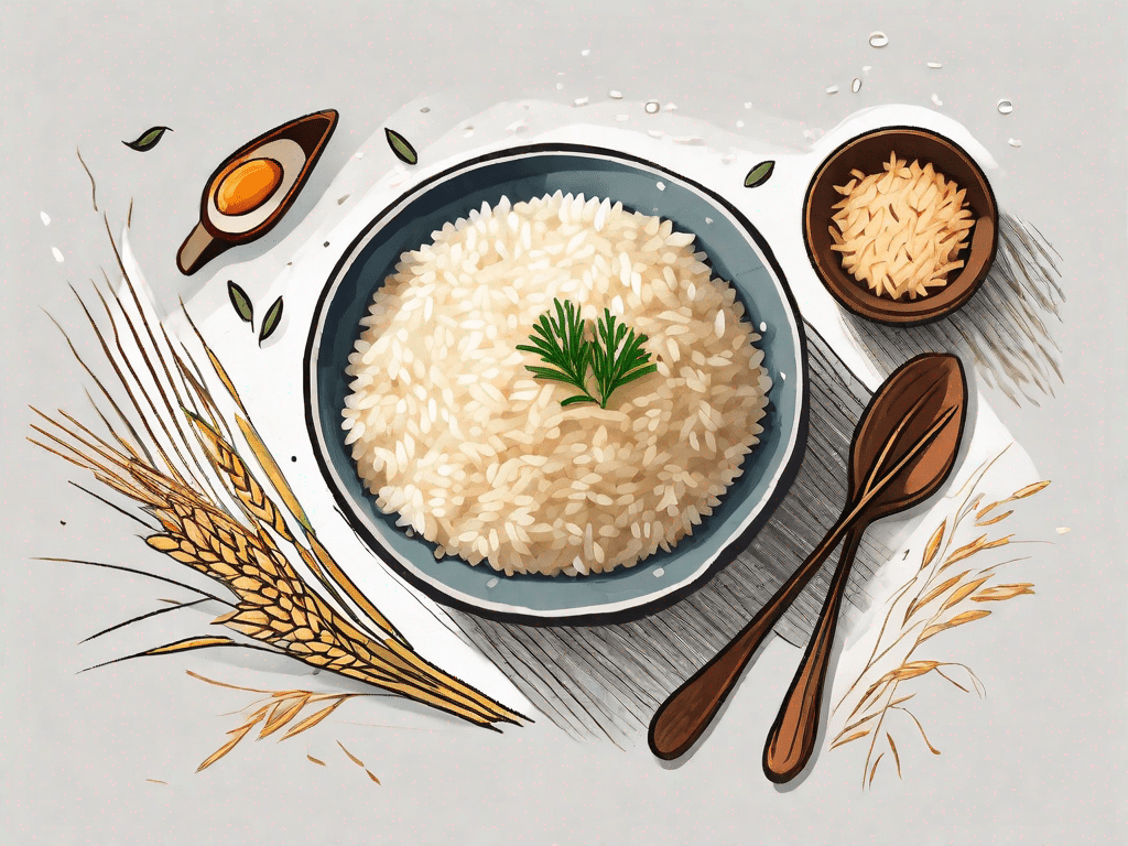 A bowl of rice pilaf