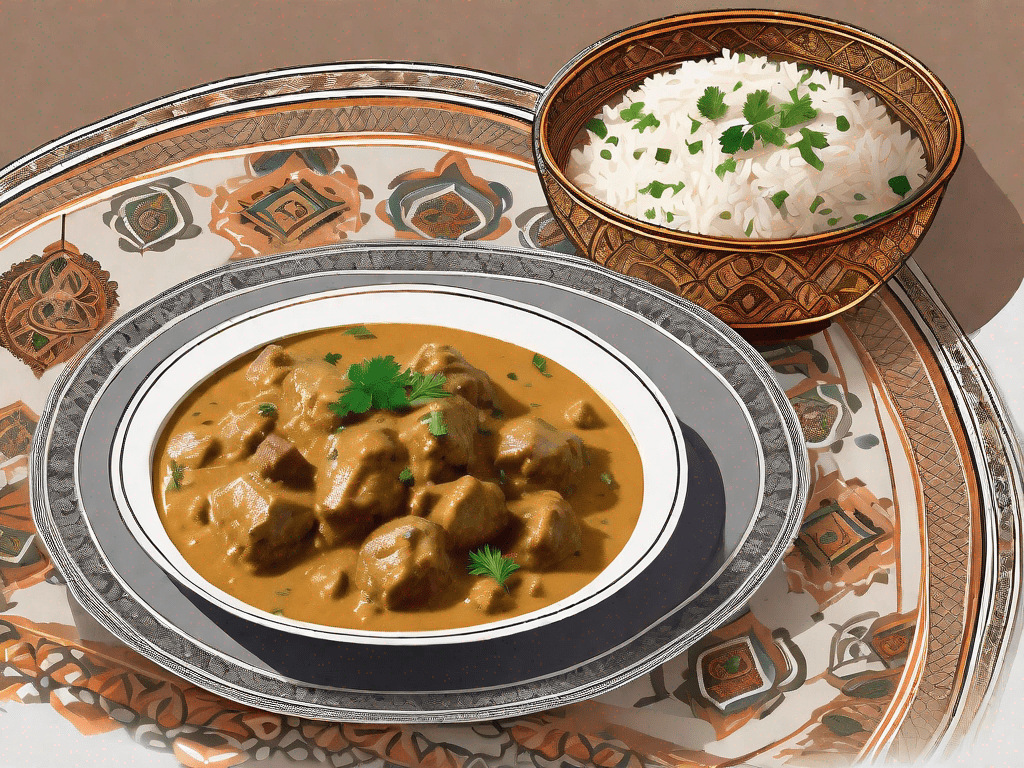 Lamb Korma With. Pilaf Rice