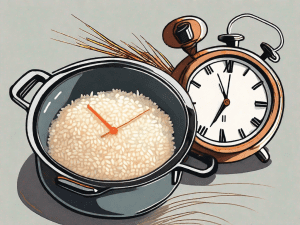 A pot of rice pilaf