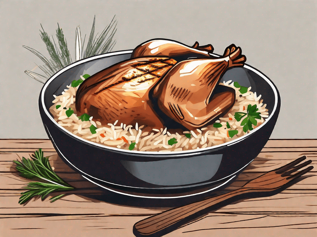 Pilaf Rice and Chicken