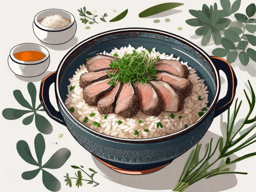 Pilaf Rice With Lamb