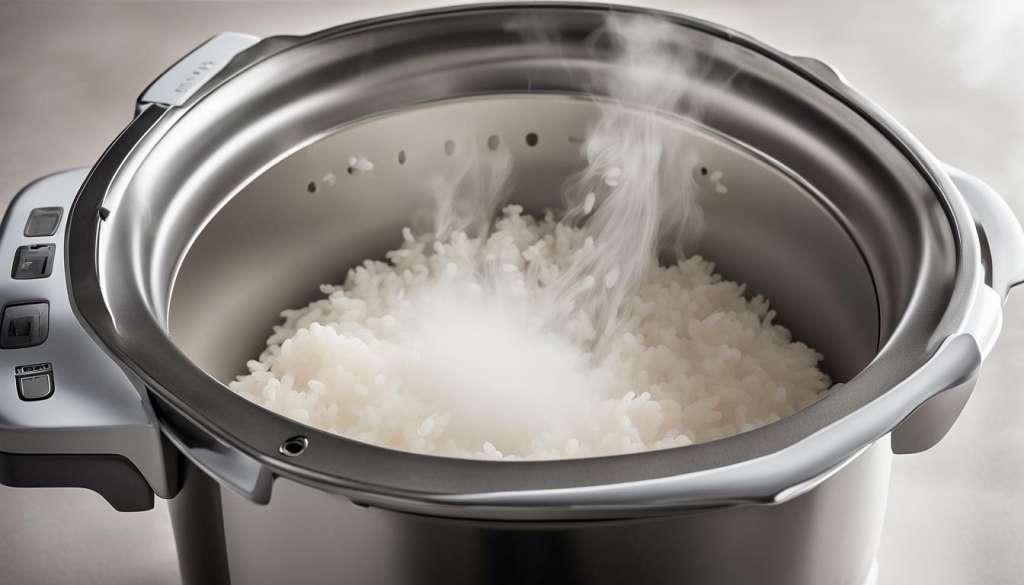 is rice cooker supposed to bubble
